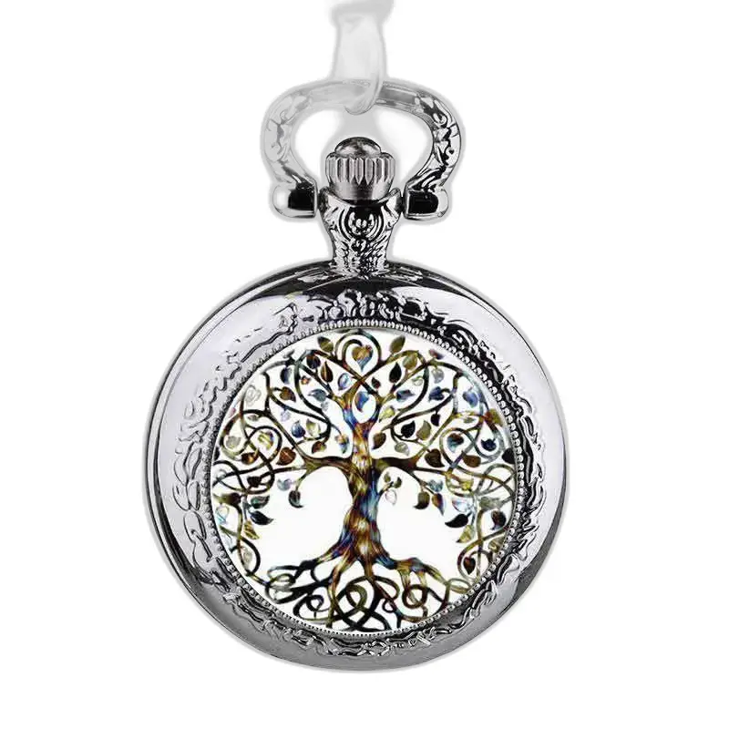 Collana Love Tree con orologio pendente in argento