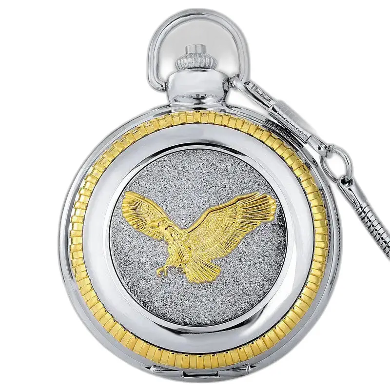 Orologio da tasca di lusso Aigle in oro e argento