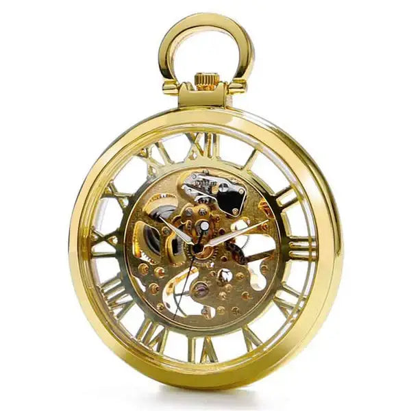 Orologio da Tasca Meccanico Scheletro da Uomo