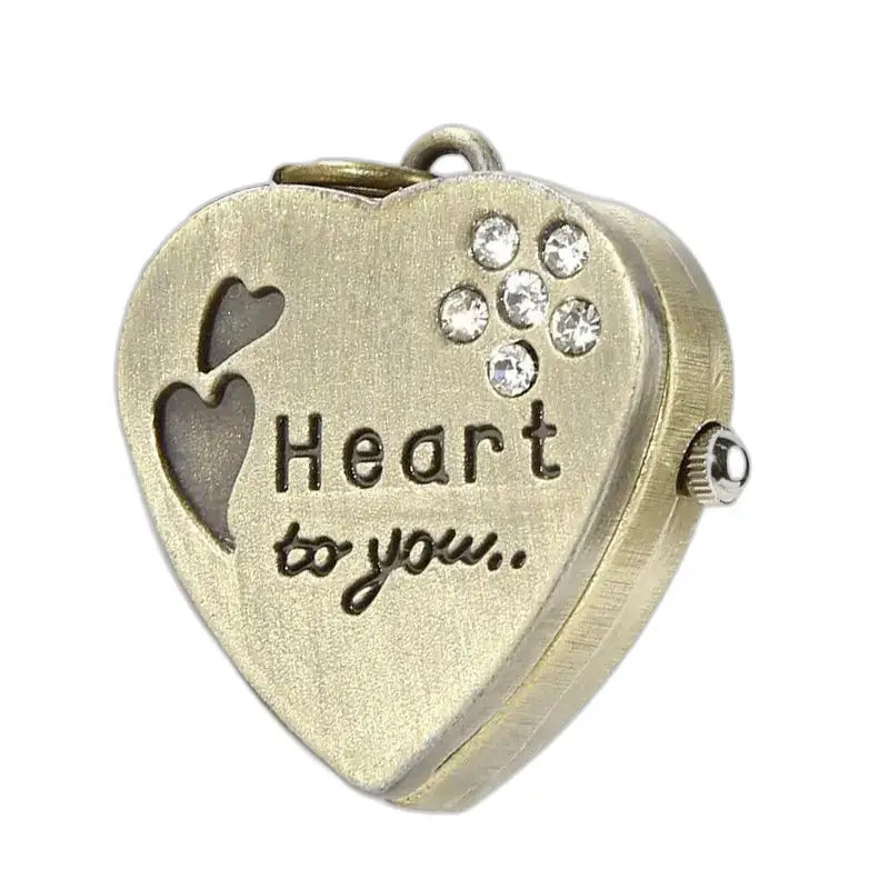 Collana con orologio a cuore per celebrare il tuo amore