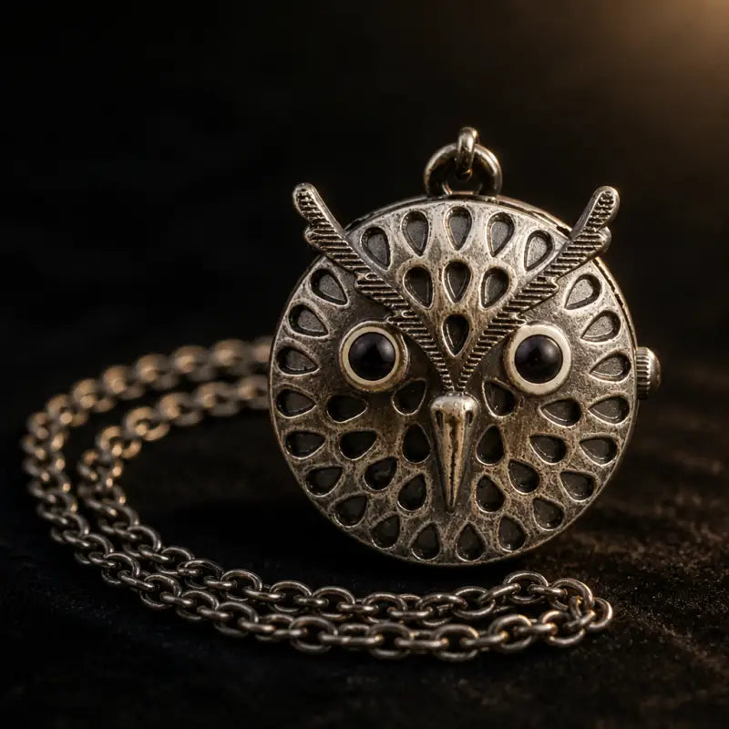 Orologio da tasca Collana con gufo Collana da donna - Univers Gousset