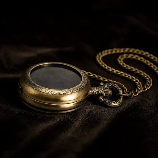 Orologio da tasca con pendente Unicorno, collana da donna - Univers Gousset