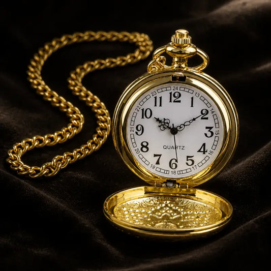Orologio da tasca da donna al quarzo Clapet rubino - Univers Gousset