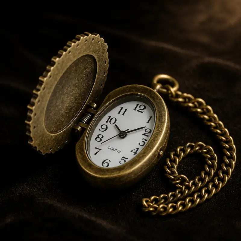 Orologio da tasca al quarzo vintage con pendente da donna - Univers Gousset