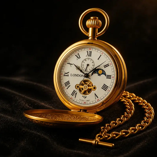 Orologio da tasca meccanico vintage Demi-hunter - Univers Gousset