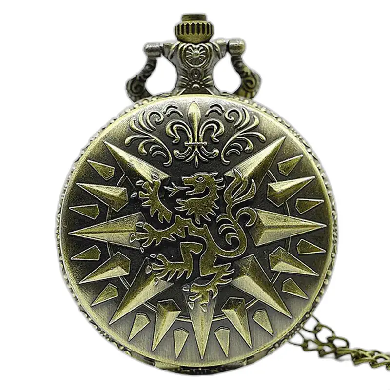 Collana a tassello Lannister Lion Vintage da uomo e da donna