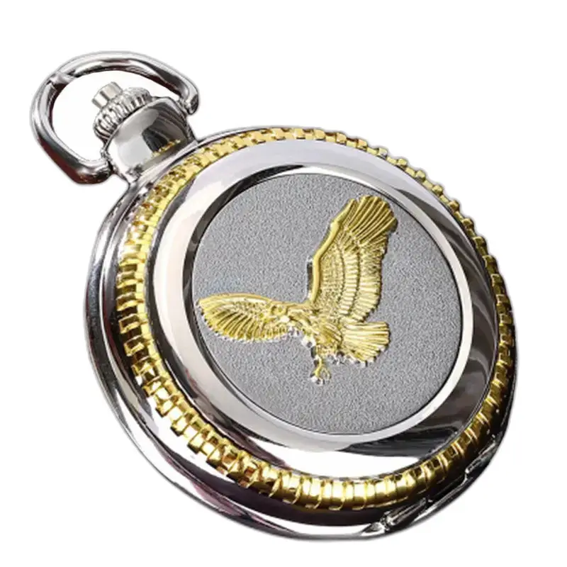 Orologio da tasca di lusso Aigle in oro e argento