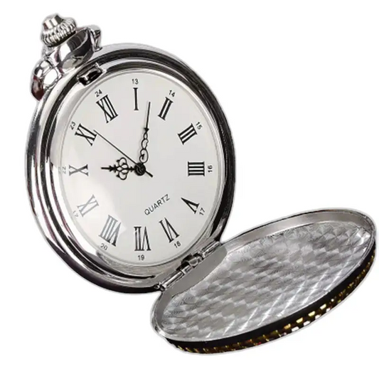 Orologio da tasca di lusso Aigle in oro e argento