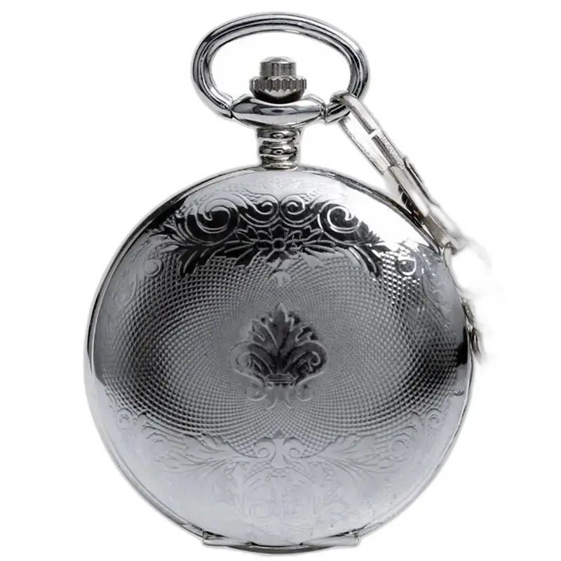 Elegante orologio da tasca in argento Demi Hunter