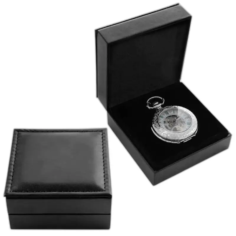 Orologio da tasca meccanico in argento di lusso