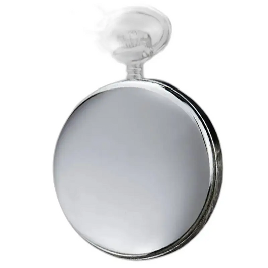 Orologio da tasca moderno in argento di lusso