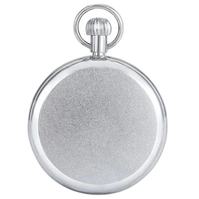Orologio da tasca automatico argento quadrante aperto