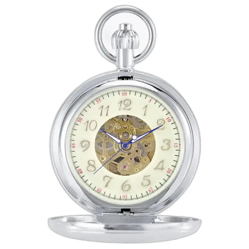 Orologio da tasca automatico con stemma d'onore chic