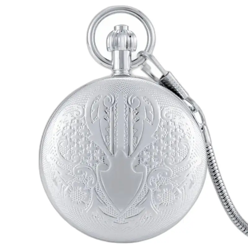 Orologio da tasca automatico con stemma d'onore chic - 2