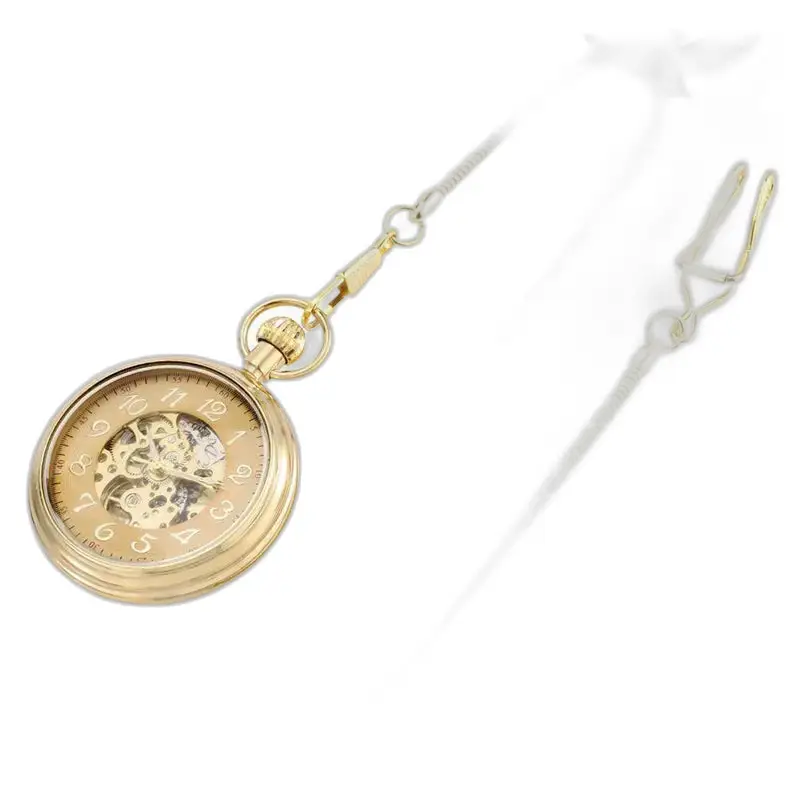Orologio da tasca automatico di lusso con quadrante aperto