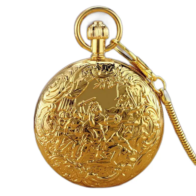 Elegante orologio da tasca automatico a doppio lembo
