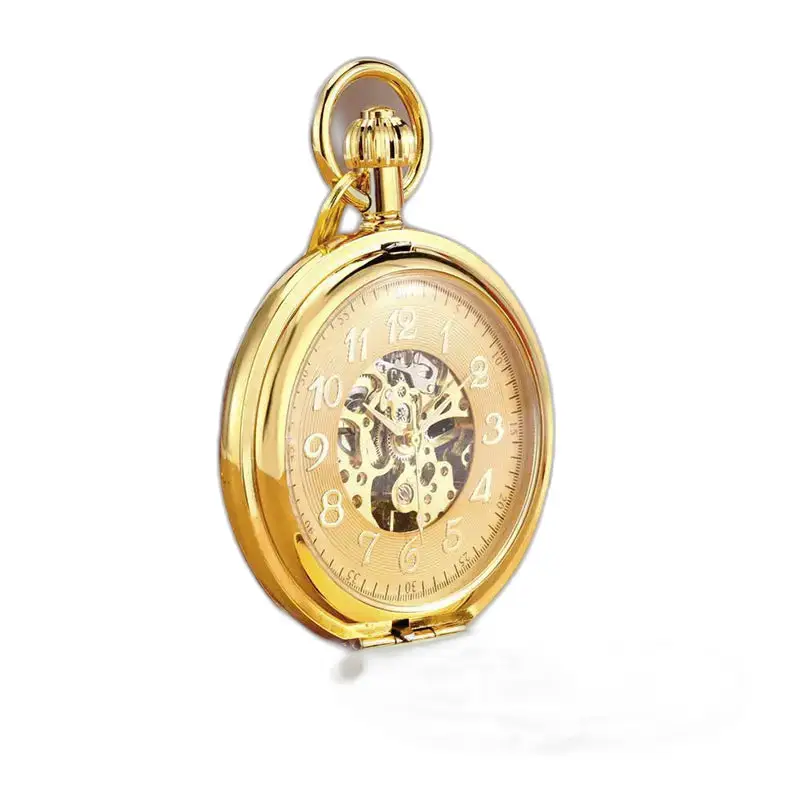 Elegante orologio da tasca automatico a doppio lembo