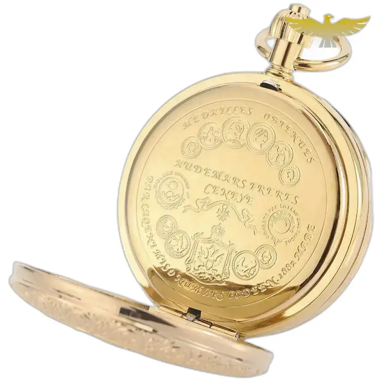 Elegante orologio da tasca automatico a doppio lembo