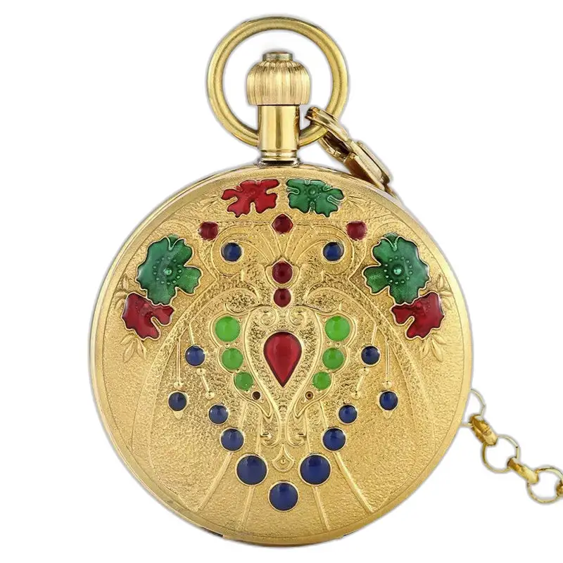 Elegante orologio da tasca automatico a doppio lembo
