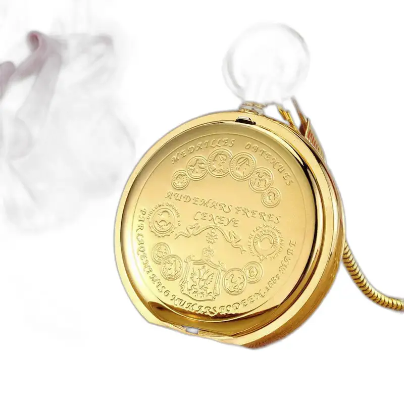 Elegante orologio da tasca automatico a doppio lembo