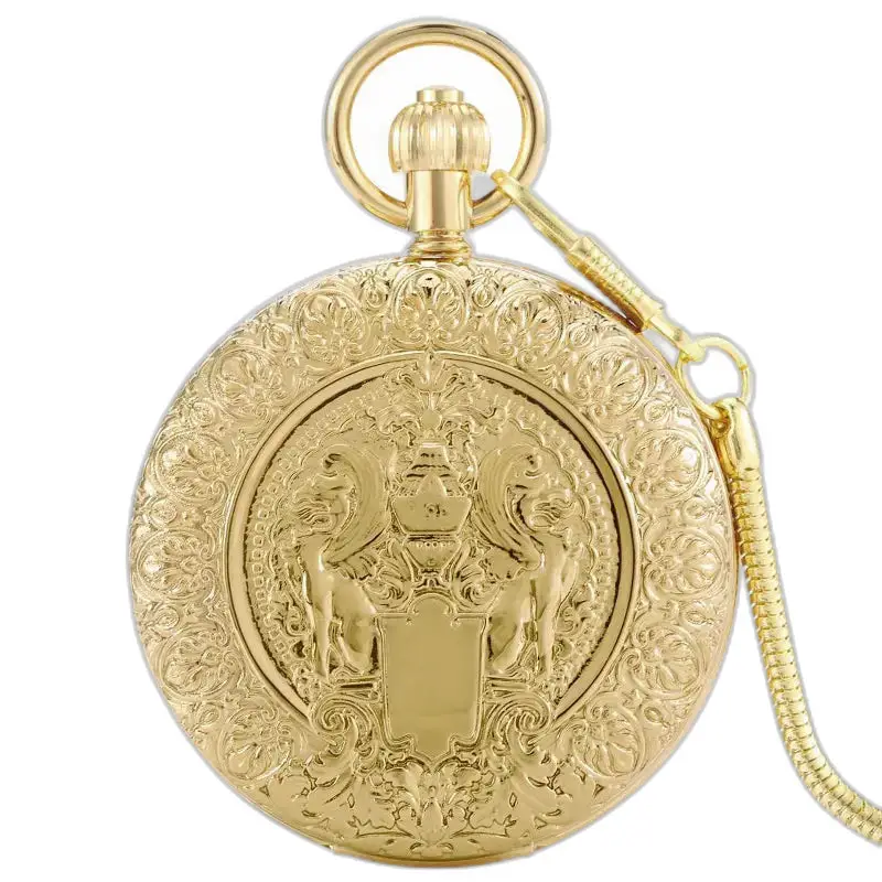 Elegante orologio da tasca automatico a doppio lembo