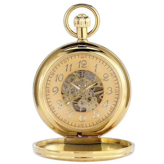 Elegante orologio da tasca automatico a doppio lembo