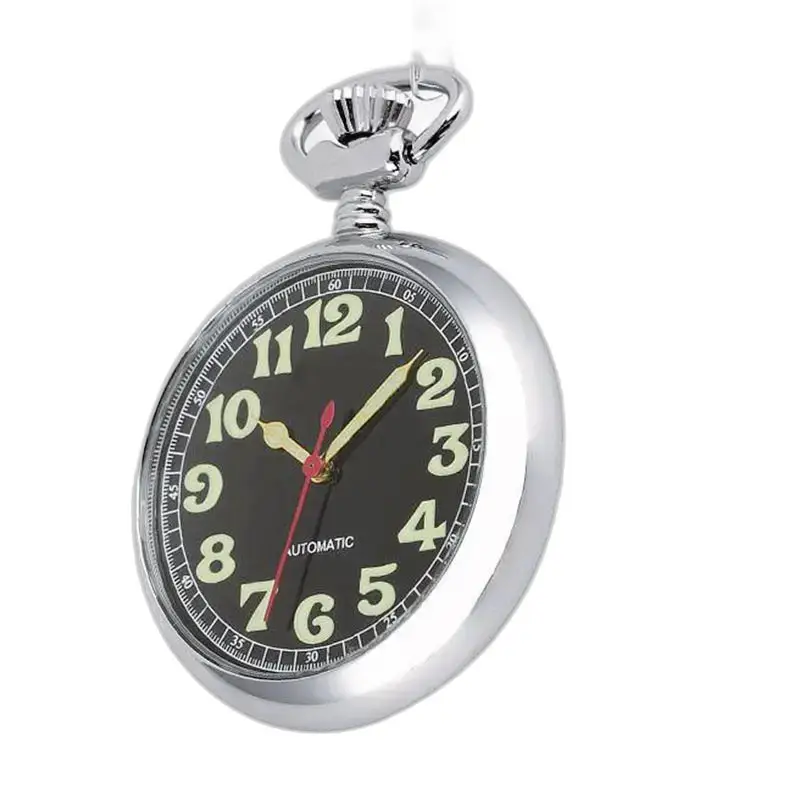 Moderno orologio da tasca automatico luminoso