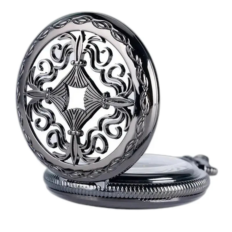 Orologio da tasca automatico Mystic Hearth nero