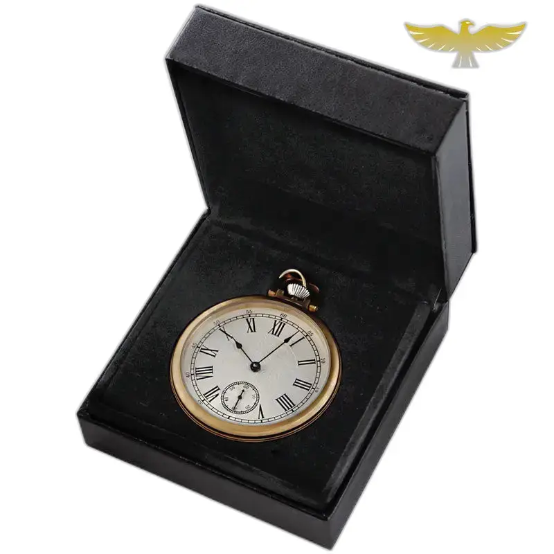 Orologio da tasca automatico impermeabile in oro rosa