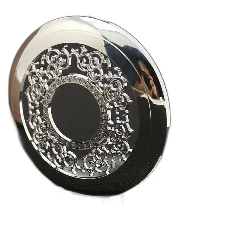 Orologio da tasca chic con fiori neri
