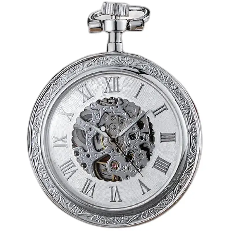 Orologio da tasca moderno e di lusso con quadrante aperto