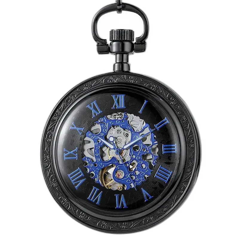 Orologio da tasca moderno e di lusso con quadrante aperto - Oro