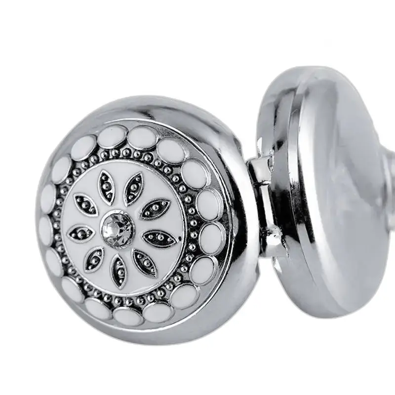 Orologio da tasca a fiore Chic Pearl in argento