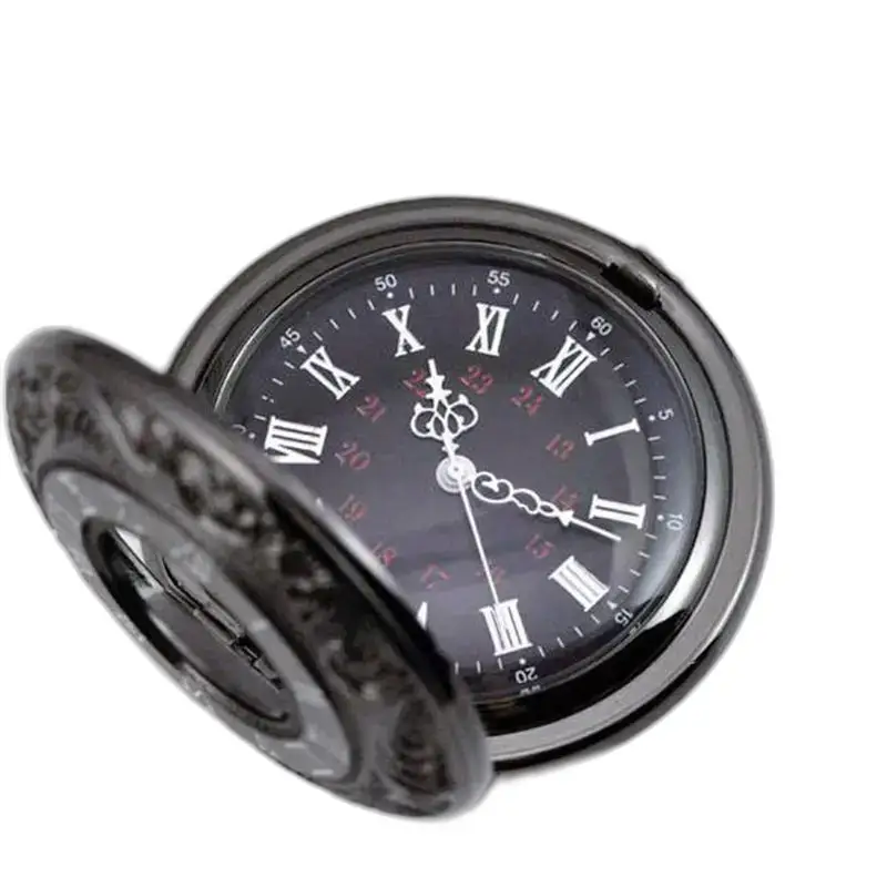 Orologio da tasca vintage con collana mezzo cacciatore