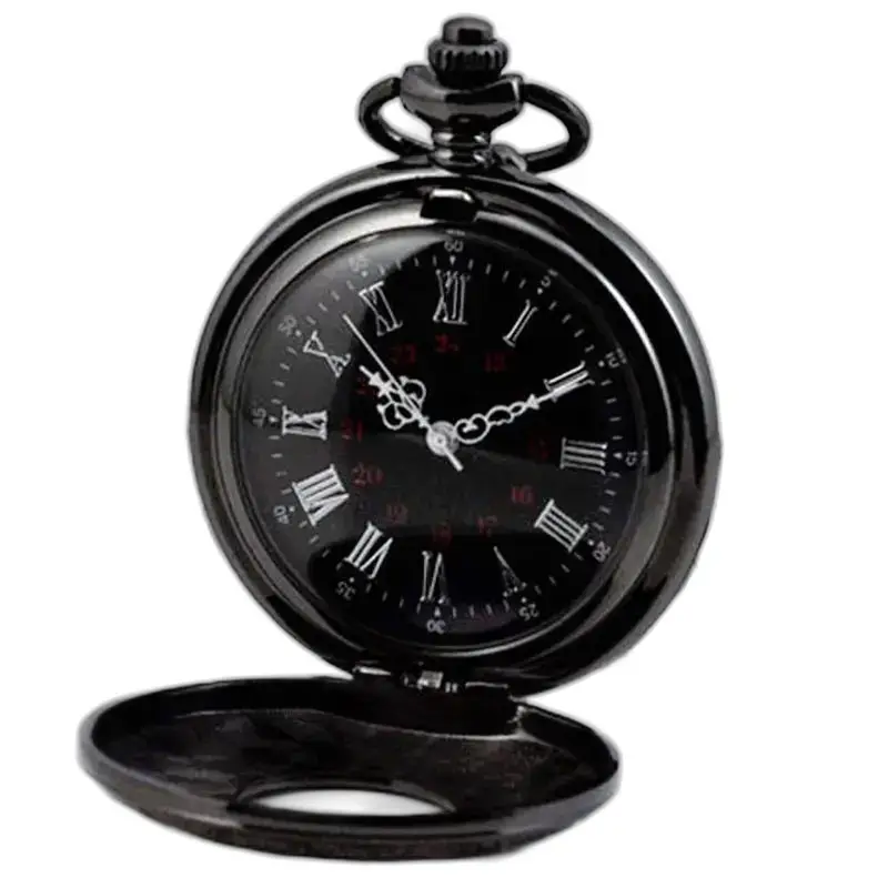 Orologio da tasca vintage con collana mezzo cacciatore