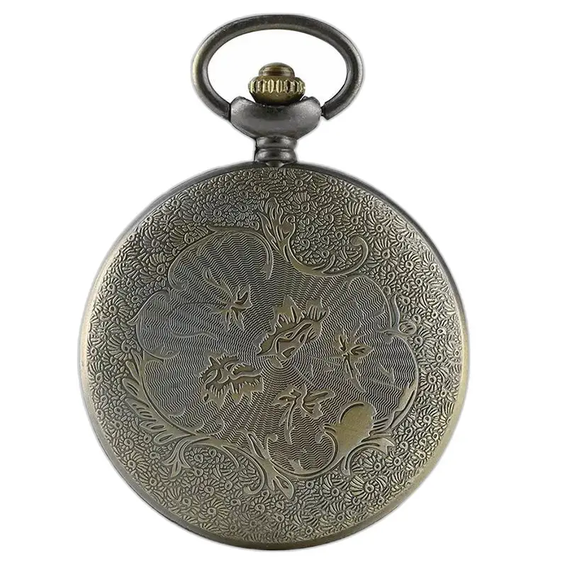 Orologio da tasca con collana di gufo carino