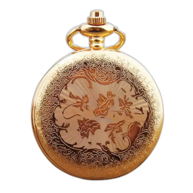 Orologio da tasca Collana classica con pendente in oro e pietra