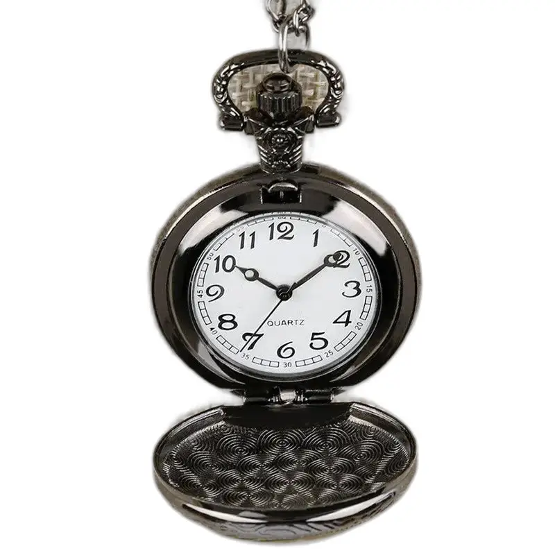 Orologio da tasca con collana aliena psichedelica