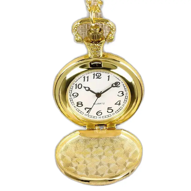 Orologio da tasca con collana aliena psichedelica