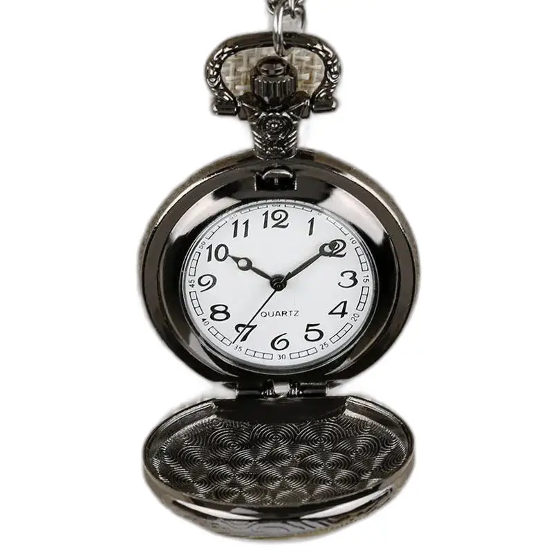Orologio da tasca con collana al quarzo fantasy in un unico pezzo