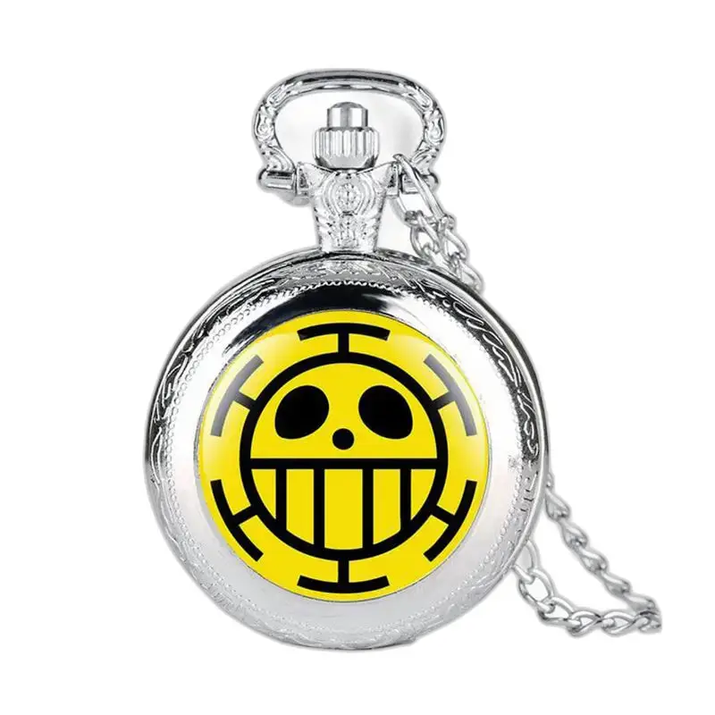 Orologio da tasca con collana al quarzo fantasia in un unico pezzo - Oro