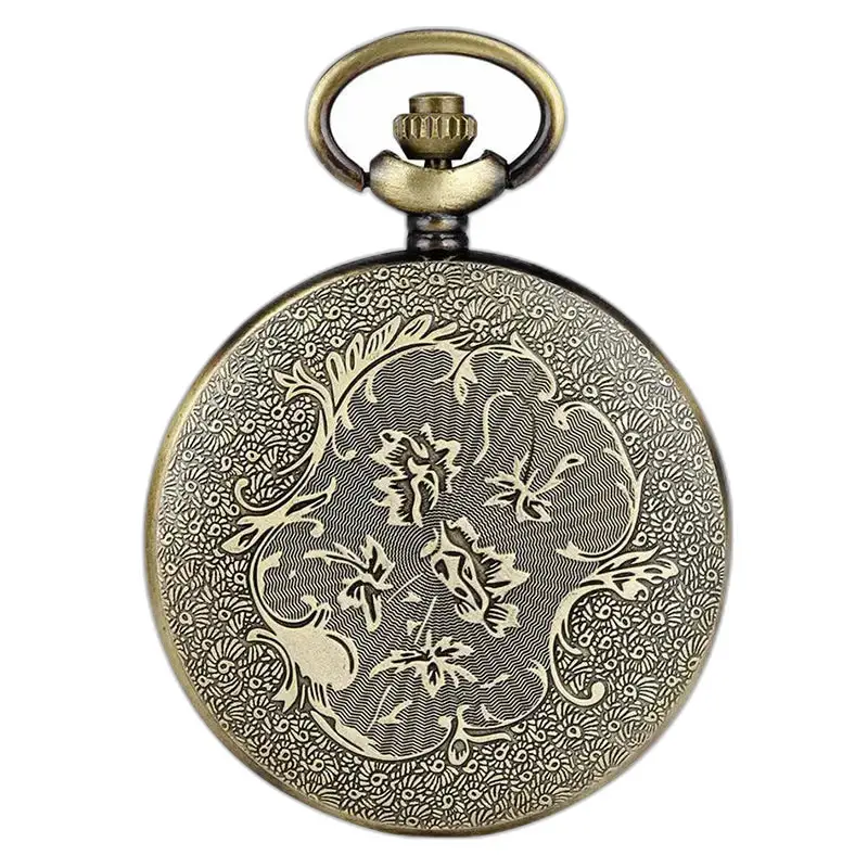 Orologio da tasca con collana al quarzo Targaryen