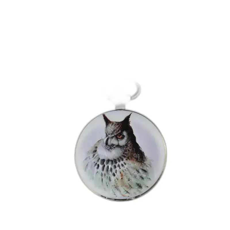 Orologio da tasca con collana di neve in bronzo fantasia