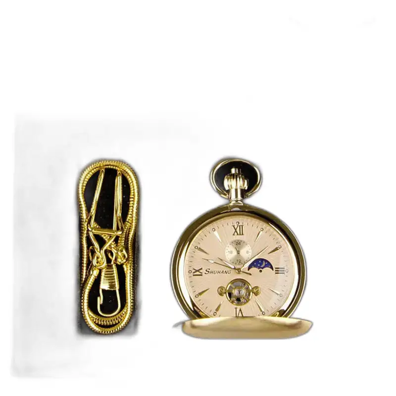 Orologio da tasca di lusso con complicazione lunare