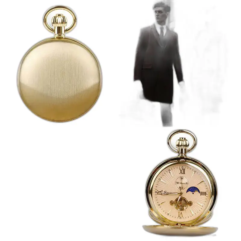 Orologio da tasca di lusso con complicazione lunare