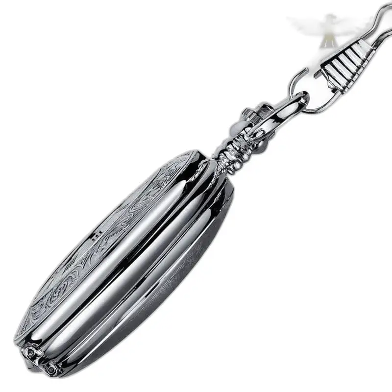 Orologio da tasca Demi Chasseur Vigoroso con catena ed elegante movimento meccanico