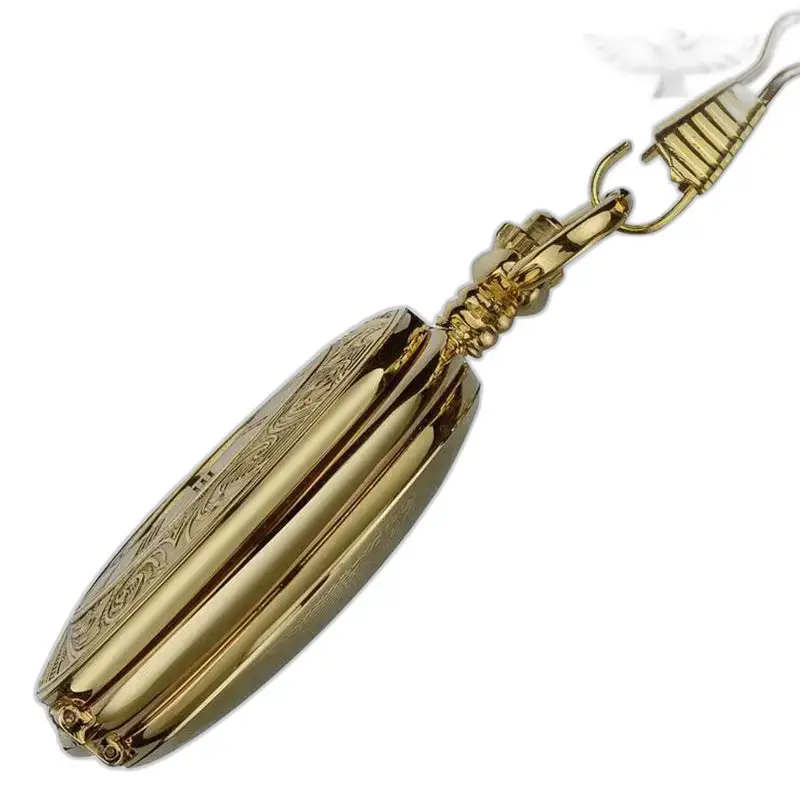Orologio da tasca Demi Chasseur Vigoroso con catena color oro