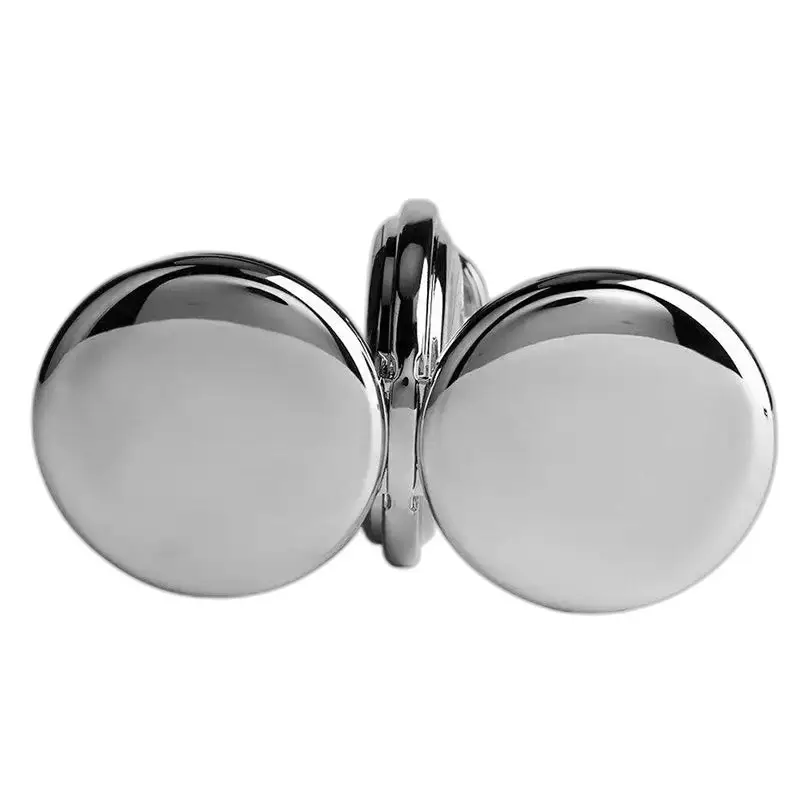 Gemelli in metallo lucido per orologio da tasca Modern Chic con doppia patta
