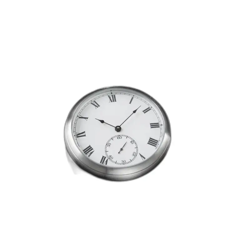 Orologio da tasca Elegante specchio Meccanico in oro con numeri romani argentati