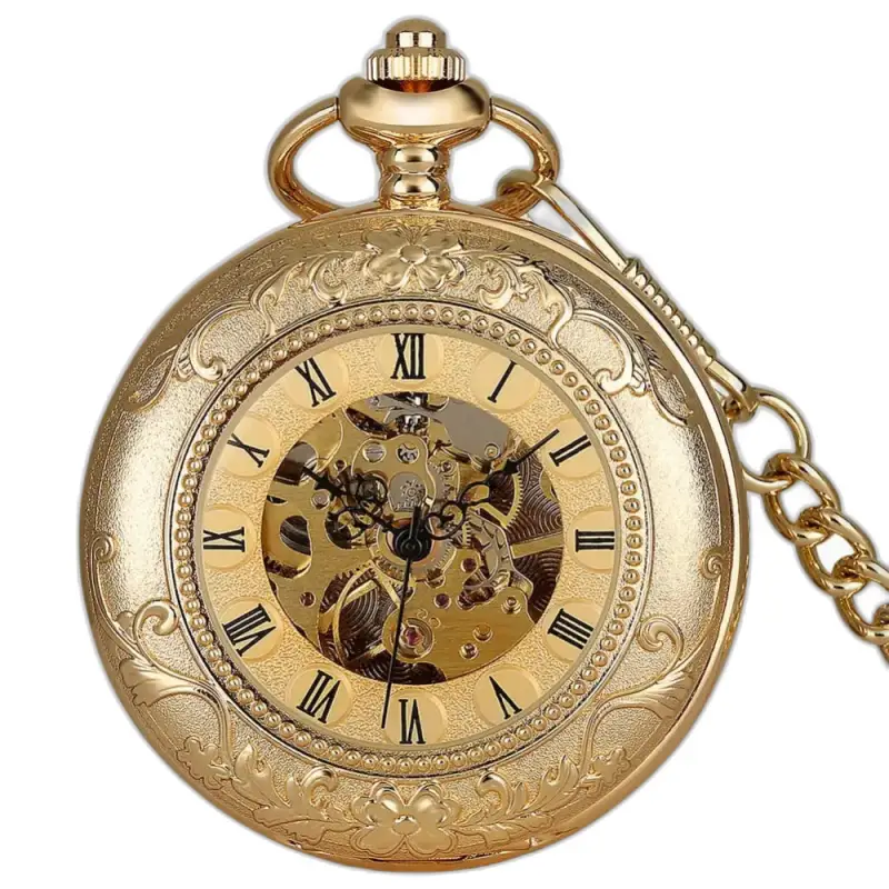 Orologio da tasca Golden Memory Luxe con raffinato quadrante dorato